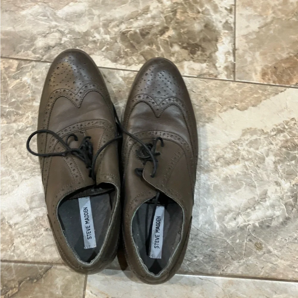 Steve Madden brown Gionni Oxfords